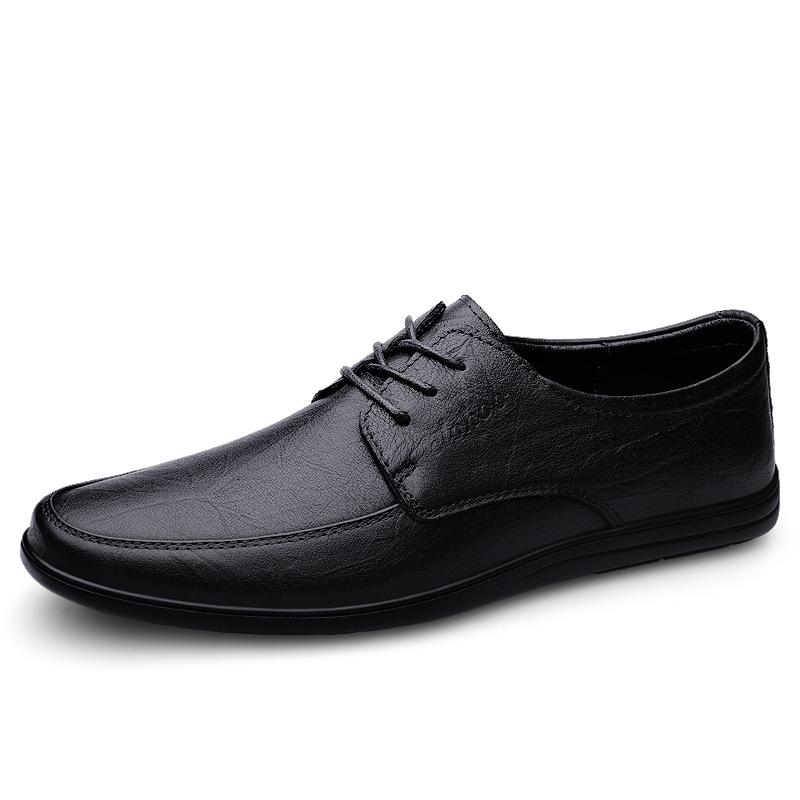 Men's Shoes Leather Formal Shoes for Men Oxfords Male Wedding Party Office Business Shoe