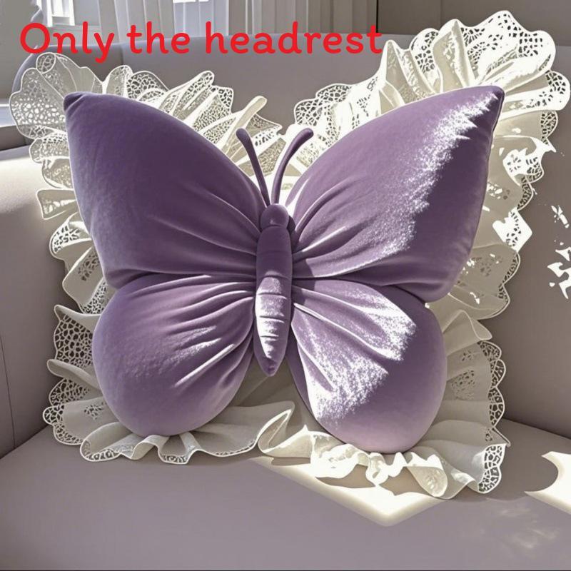 Princess Butterfly Living Room Pillow With Cotton Cover For Home And Car Use