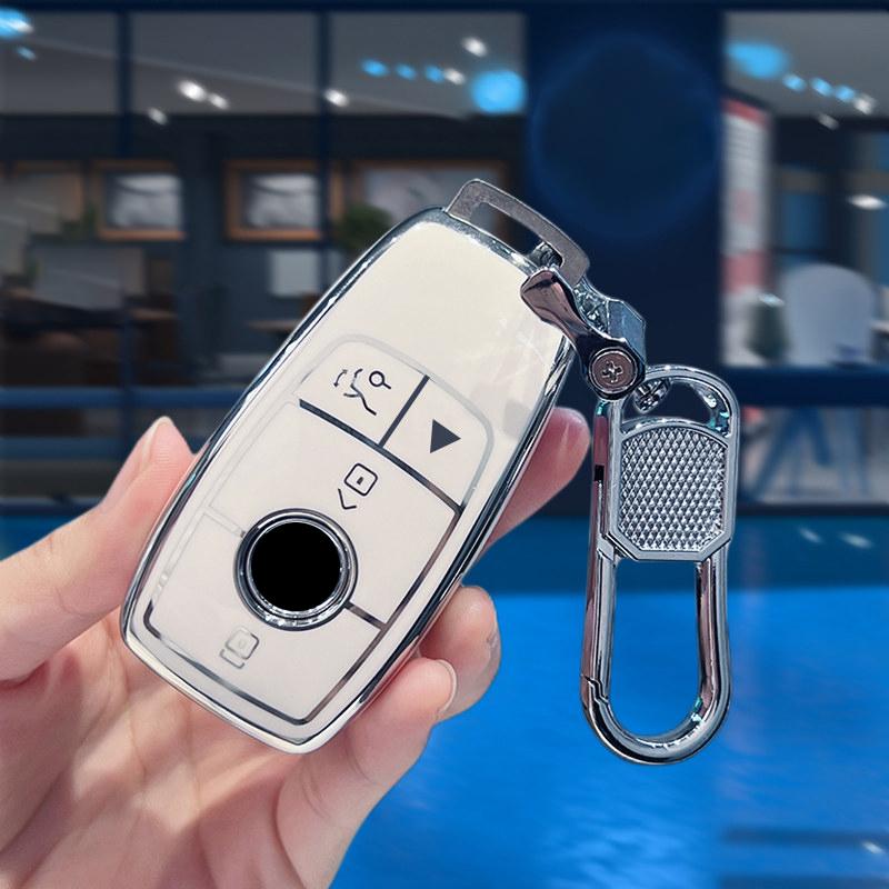 Tpu Keyless Fob Car Key Case Cover Holder For Mercedes Benz W177 W205 W213 W222 X167 Amg A C E S G Class Glc Cle Cla Glb Gls