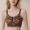 Women S Sexy Leopard Print Seamless Backless Push Up Bra