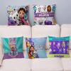 G-Gabbys D-Dollhouse Stitch Lucky Dragon Pillow Cover Sofa Cushion Cover Home Room Decoration Children Gift
