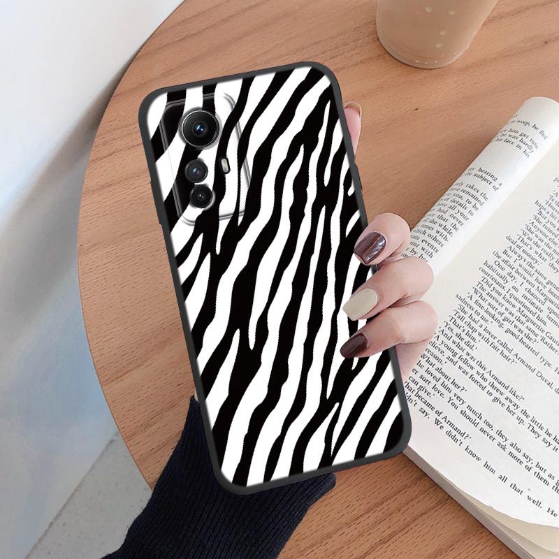 Cover For Redmi Note 12S Phone Case Fashion Vintage Leopard Painted Shell Soft Silicone Funda For Redmi Note12S Capa 6.43" Bags