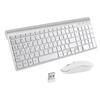Simple Design Thin 2.4g Wireless Keyboard and Mouse Combo for All-one-one Computer