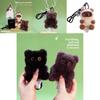 Siamesische Katze Plüsch Schlüsselanhänger Mit Weicher Polyesterfaser Für Taschen Dekoration Geschenk Für Katzenliebhaber
