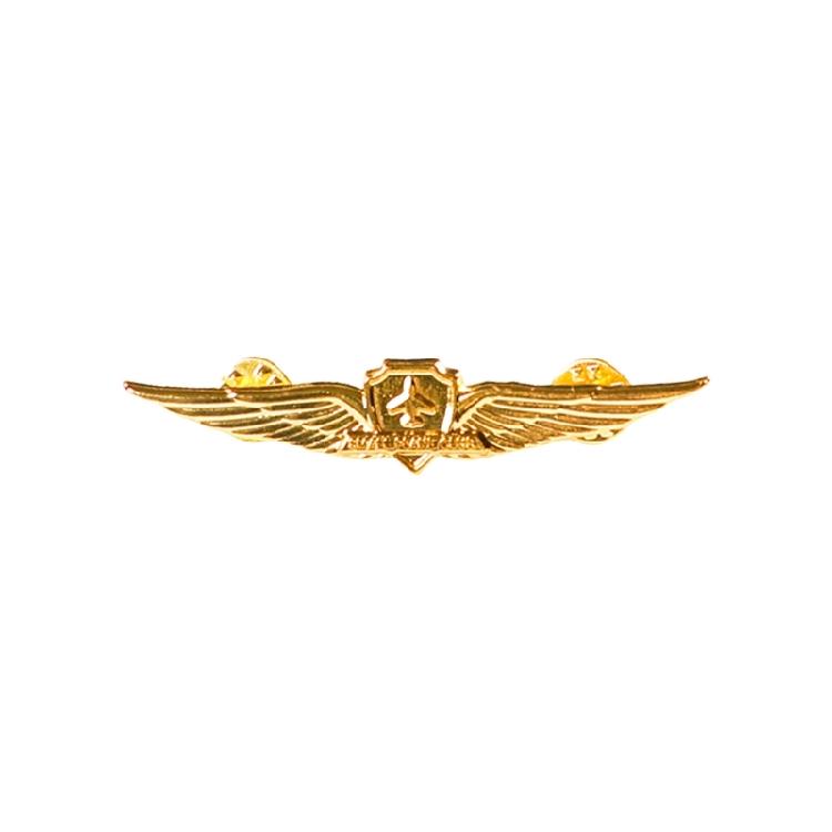 Pilot Badge Aviation Wing Badge Captain Chest Badge Metal Airlines Lapel Pin Airman Wing Pin