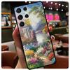 Claude Monet Garden Lotus Phone Case For Samsung Galaxy S25 S24 S23 S22 S21 S20 Ultra S9 S10 Plus S25 FE S24 FE Cover