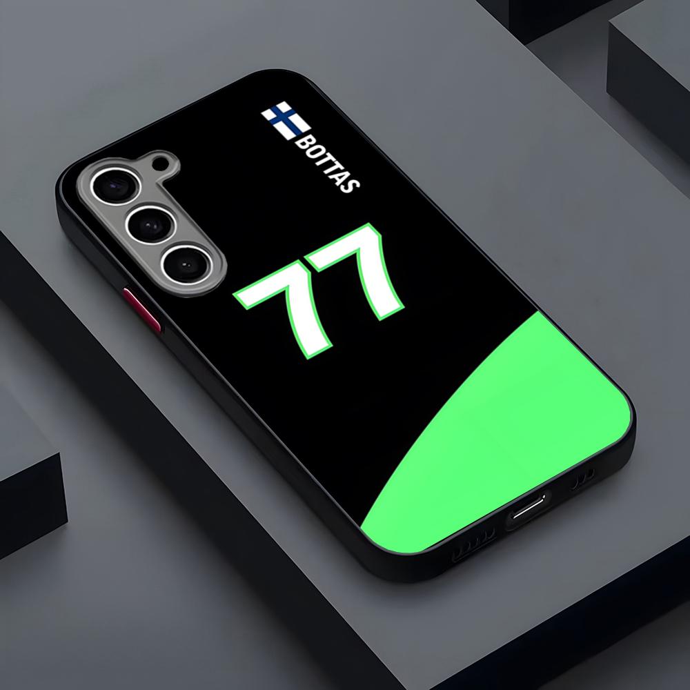 

Valtteri Bottas 77 Phone Case Matte Transparent For Samsung S25Plus S21fe S22 FE S23 Ultra S24 Plus S25 Luxury Back Cover Samsung S21 Plus