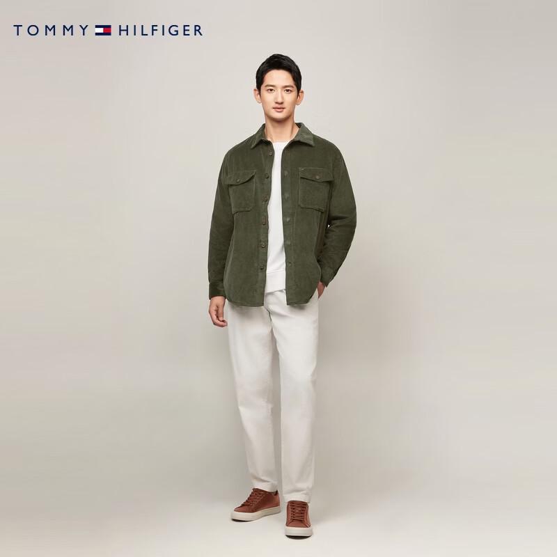 Tommy Hilfiger Men's Corduroy Casual Long-Sleeve Shirt