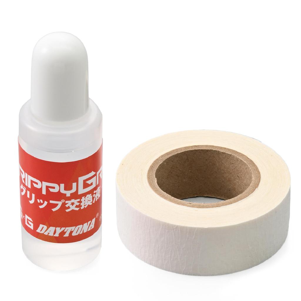 Daytona Motorcycle Grip Bond Easy Installation Tape Grip Replacement Set for Bikes Double-Sided 4-5 (49491)