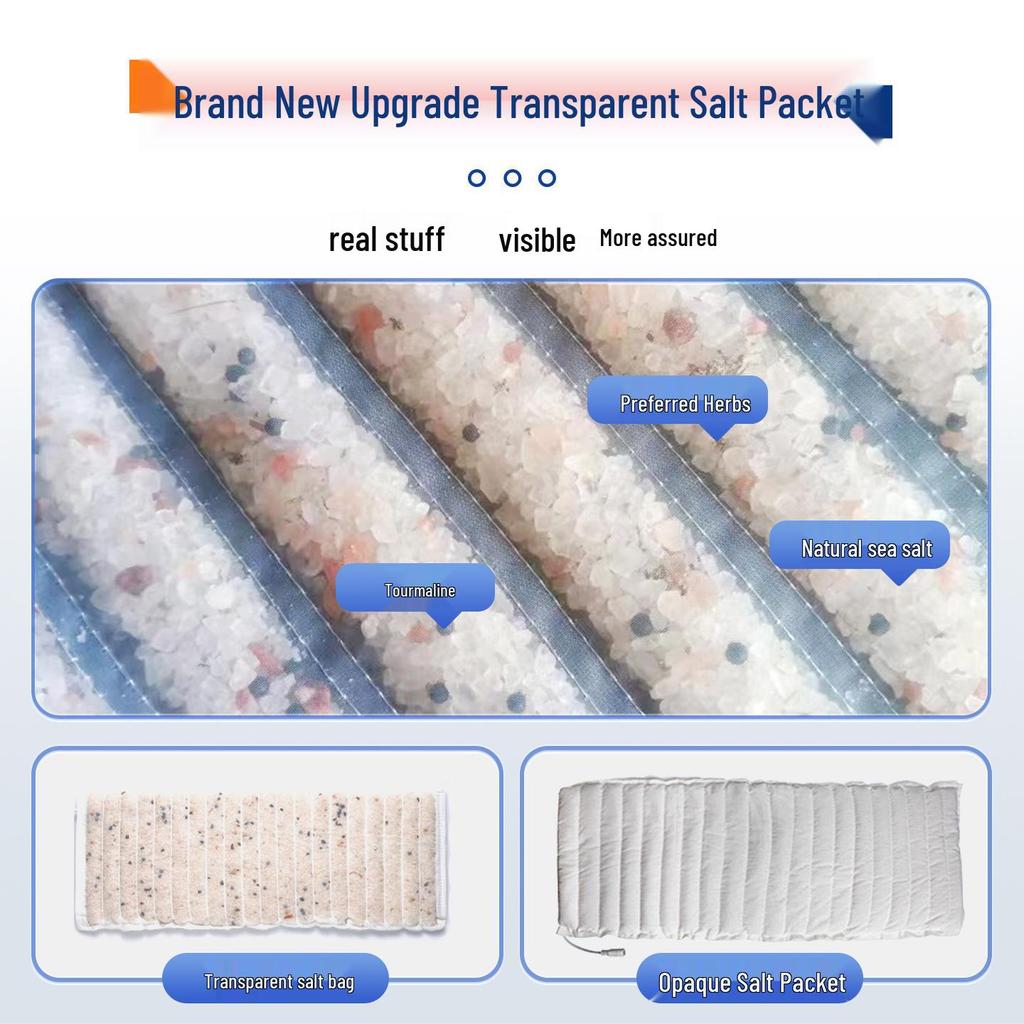 Electric Sea Salt Heat Therapy Pack - Full Body Heating and Moxibustion Physio Bag