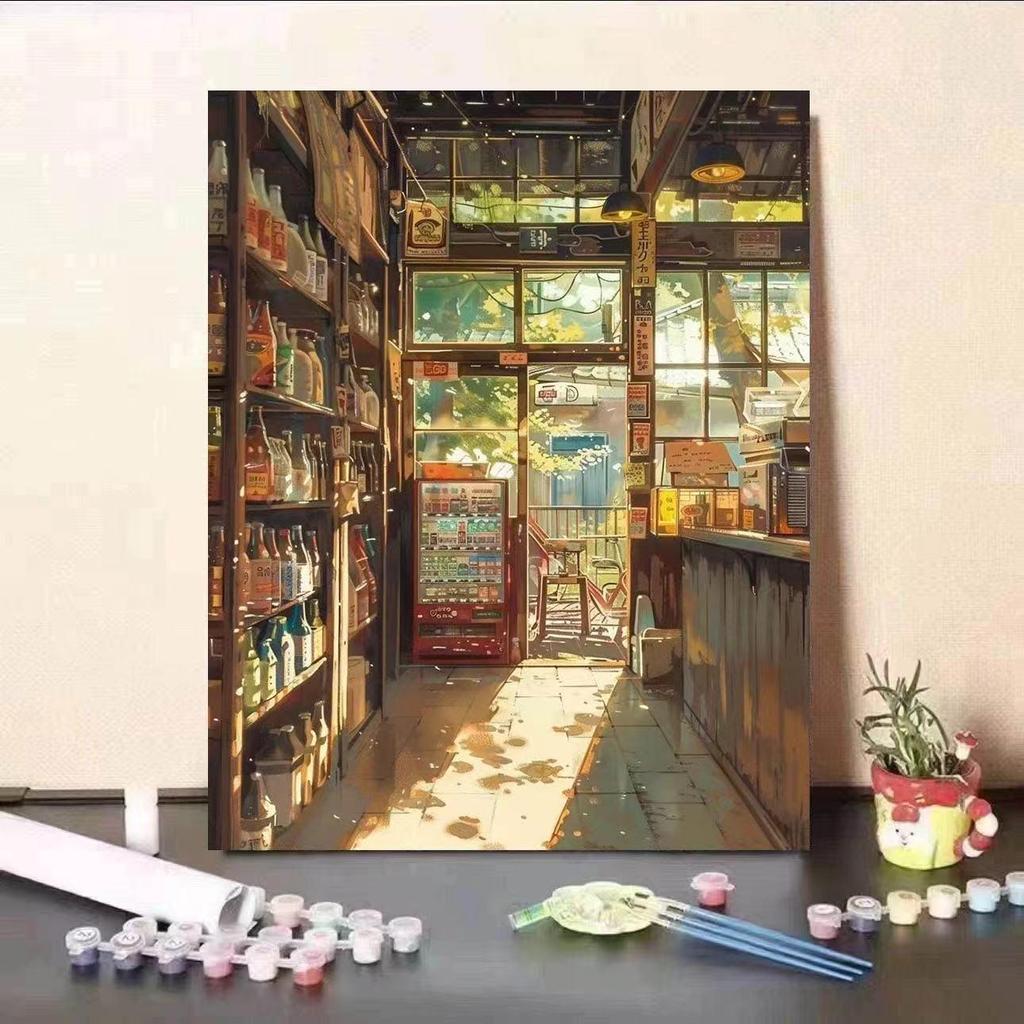 Hayao Miyazaki Summer Digital Oil DIY Painting: Healing, Stylish Living Room Decor Gift