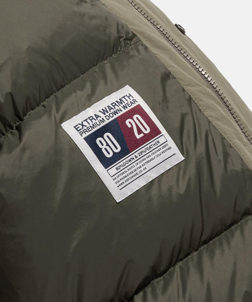 Espionage Dyer Hooded Down Parka Taupe