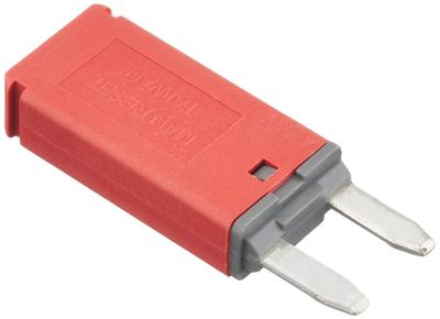 Kijima 304-7080 Motoronderdelen Zekeringautomaat, Mini Plat Type, Laag Profiel Compatibel, 10A, Universeel, Verpakking van 1