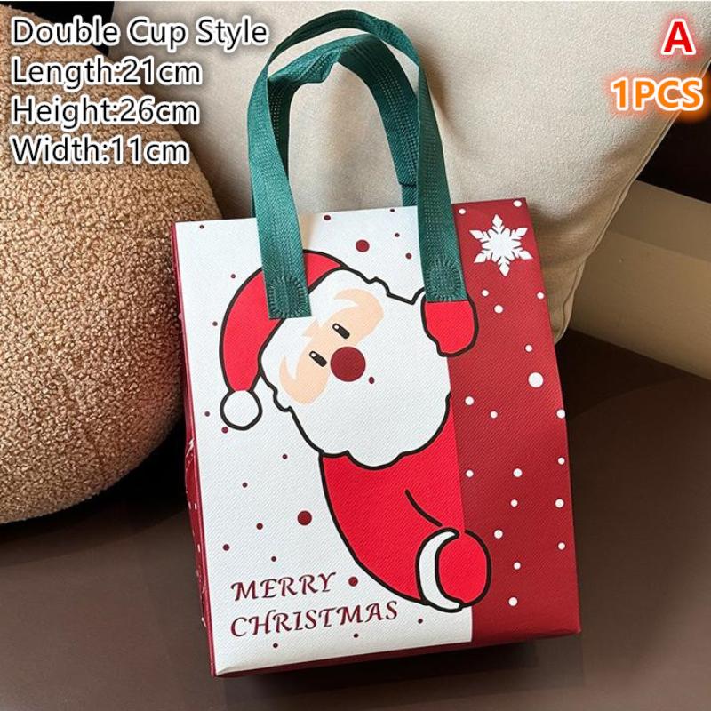1Pc Christmas Insulated Food Delivery Bag Large Commercial Grade Food Transport Tote Bag Reusable Insulated Bag For Food Takeout 496₽