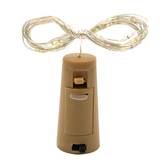 10 Pièces Guirlandes Lumineuses pour Bouteille de Vin avec Bouchon Super Lumineuses Étanches à Piles Mini Guirlandes Lumineuses Décoratives Romantiques