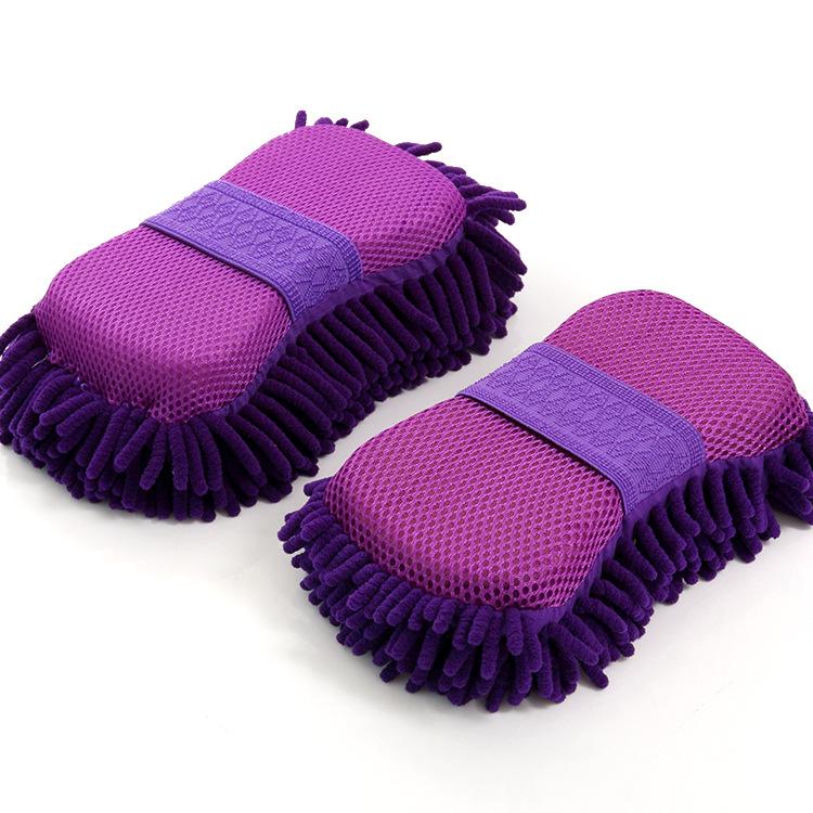 Microfiber Car Washer Sponge Cleaning Car Care Detailing Brushes Washing Towel Auto Gloves Styling Accessories Maintenance
