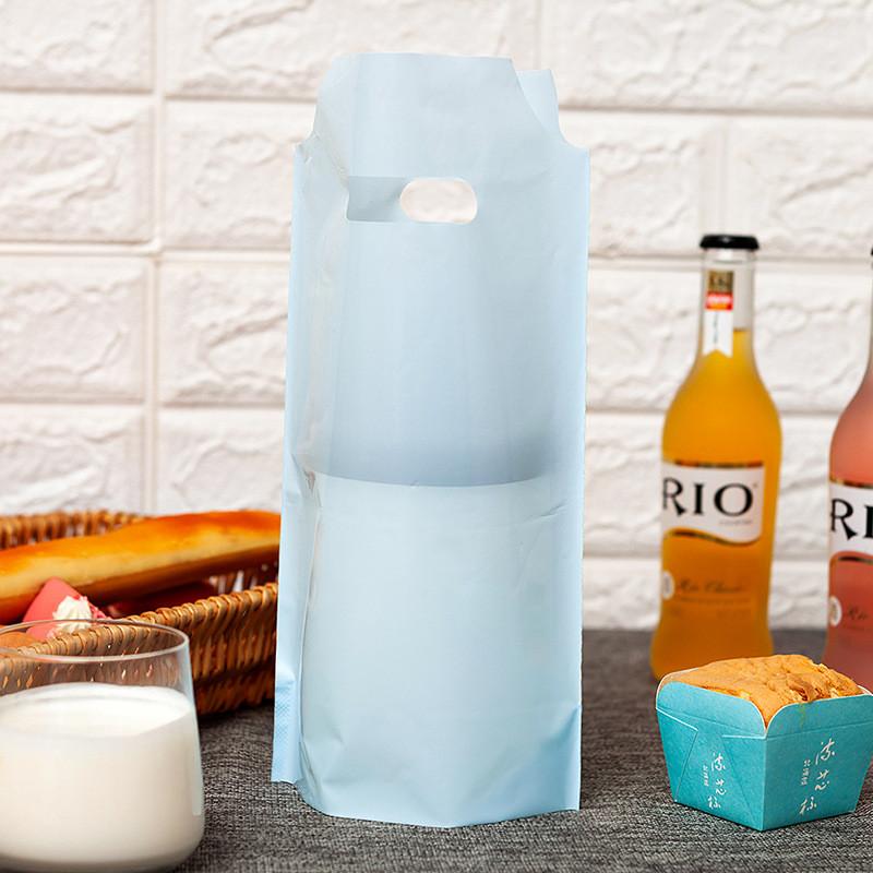 

50 шт. матовая однотонная сумка для кофе матовая цветная упаковка карманные пластиковые пакеты для одной чашки чайные пакеты для напитков 16x28x8cm синий