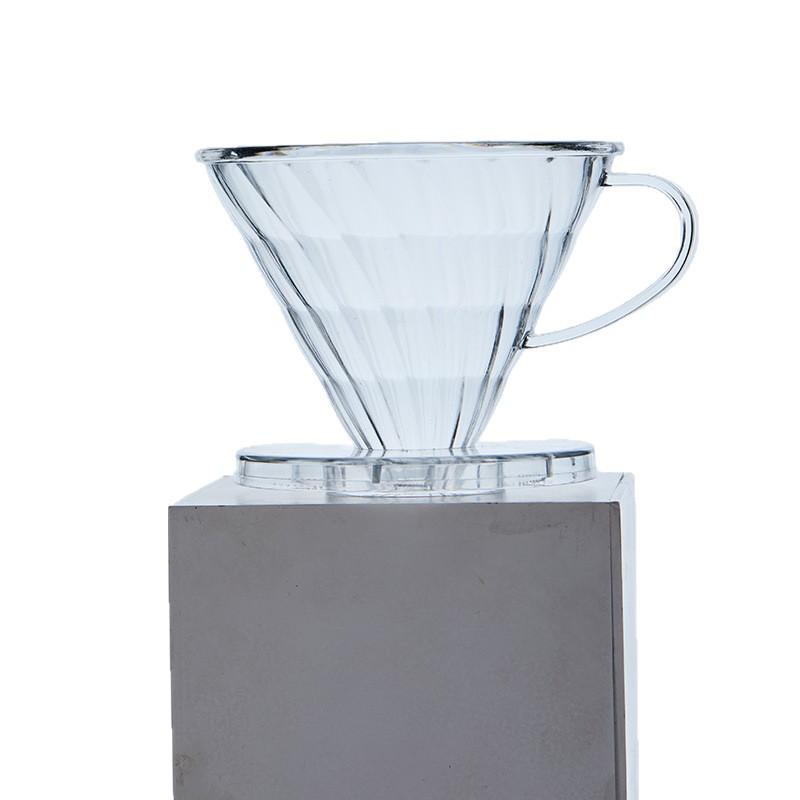 Odporna na wysoką temperaturę szklana filiżanka z filtrem do kawy pour-over