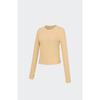 HuiT 23fw Ribbed Shirring T shirT hTwTl3l22T