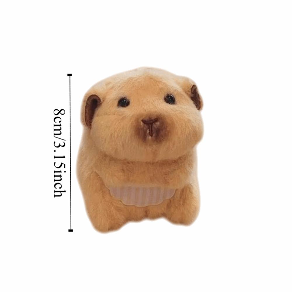 Bag Charm Hamster Plush Pendant Hanging Decoration Hamster Plush Keychain School Bag