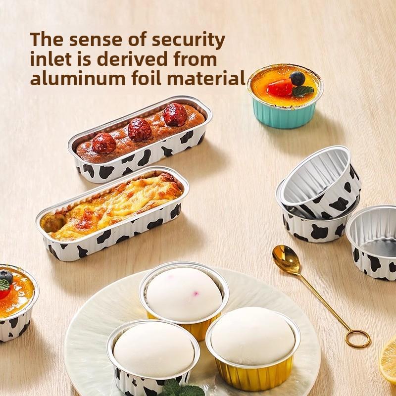 20 Pcs Reusable Home Oven Baking Tart Oyster Air Fryer Special Tinfoil Bowl