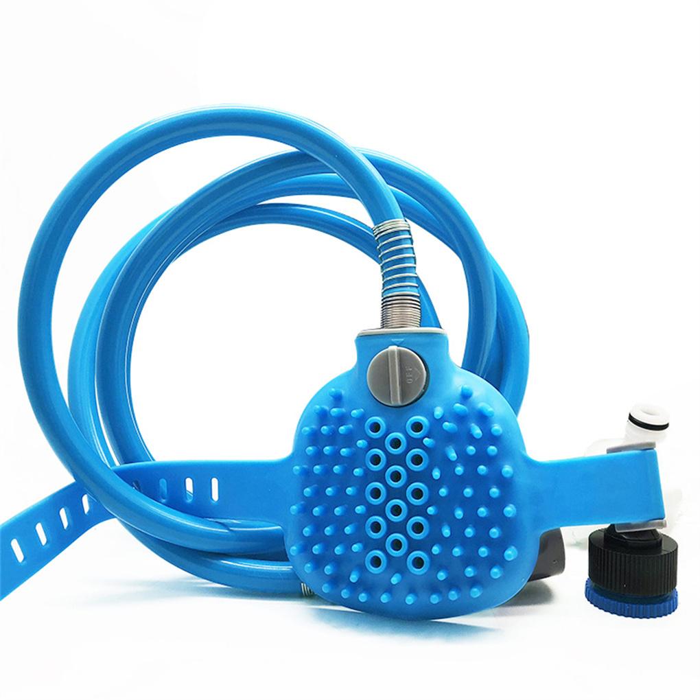 Pet Shower Bath Brush Attachment Grooming Washing Hose Short Hair Comfortable Scrubber Massager Supplies Home