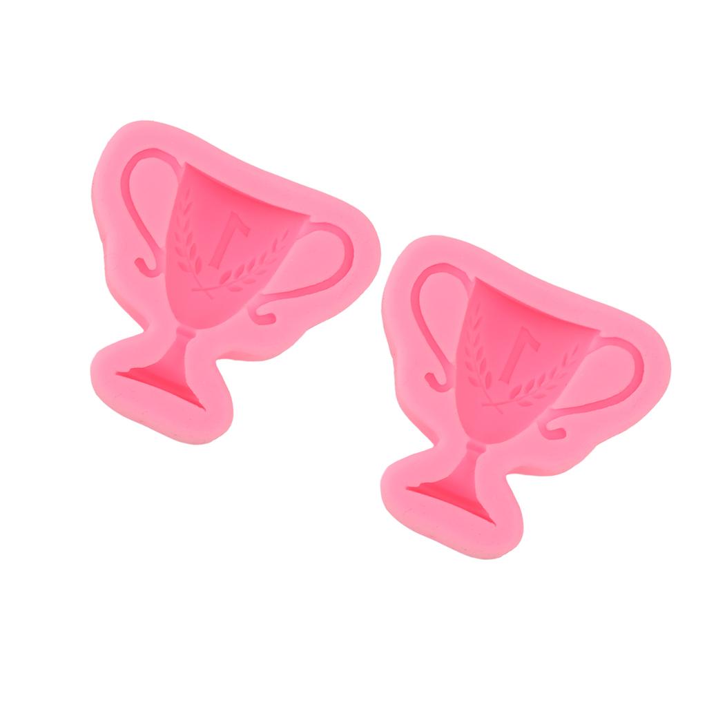 2 Stück Fondant Silikonform Lebensmittelecht Sicher Geruchlos Weich DIY Kuchen Dekorationsform für Bastelprojekte