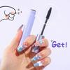 5D Silk Fiber Mascara Lash Black Mascara Voděodolná řasenka, která se nerozmazává, Prodlužování řas Husté prodloužení řas Kosmetika