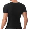 Maglietta Sauna da Uomo che Intrappola il Calore Top Sudorazione a Compressione Trainer Vita Modellante del Corpo per Allenamento in Palestra