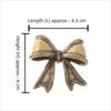 Retro Bow Shape Bow Tie Brass Handle Home Decor Retro Style Bow Drawer Pulls Cabinet Pulls Wardrobe