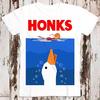 Honk Honk Jaws Honks Goose Duck DnD Best Seller T Shirt Music Retro Top Tee 8536