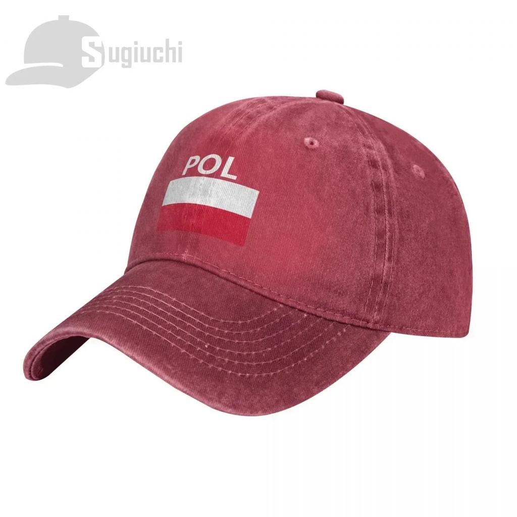 Polen Fahne Mit Buchstaben Gewaschene Baumwollkappe Gorras Snapback Kappen Baseball Papa Draußen Reisen Sonnenhüte Casquette