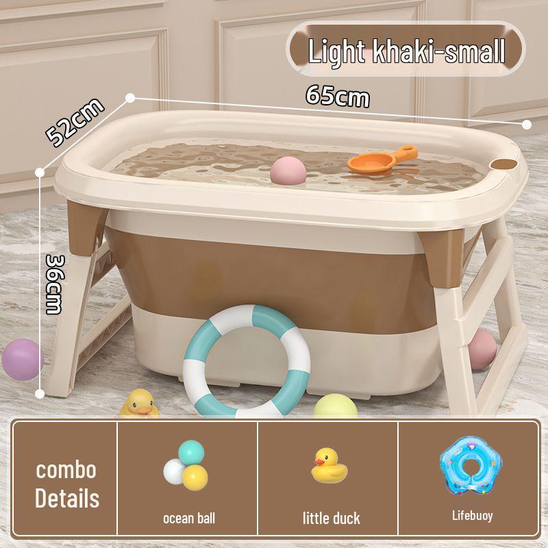 Baby Bathtub Foldable Soaking Tub for Kids