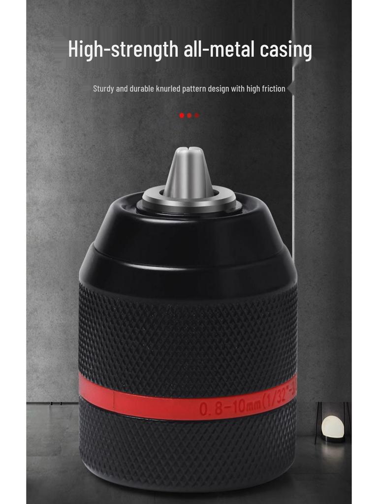 Samozamykający uchwyt wiertarski z zapadką do wiertarki elektrycznej 1,5-13 mm, szybkozłączka do wiertarek ręcznych, konwersja 0,8-10, 20/24UNF