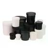 1pcs Makeup Box Storage 30-1000ml White/black Plastic Jar Mask Cream Food Tank Cosmetic Empty Container