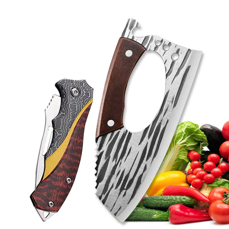 Stainless Steel Forged Kitchen Boning Knife New Effort Saving Chef Knife Meat Cleaver Fish Killing Knife Household Chopper Knife