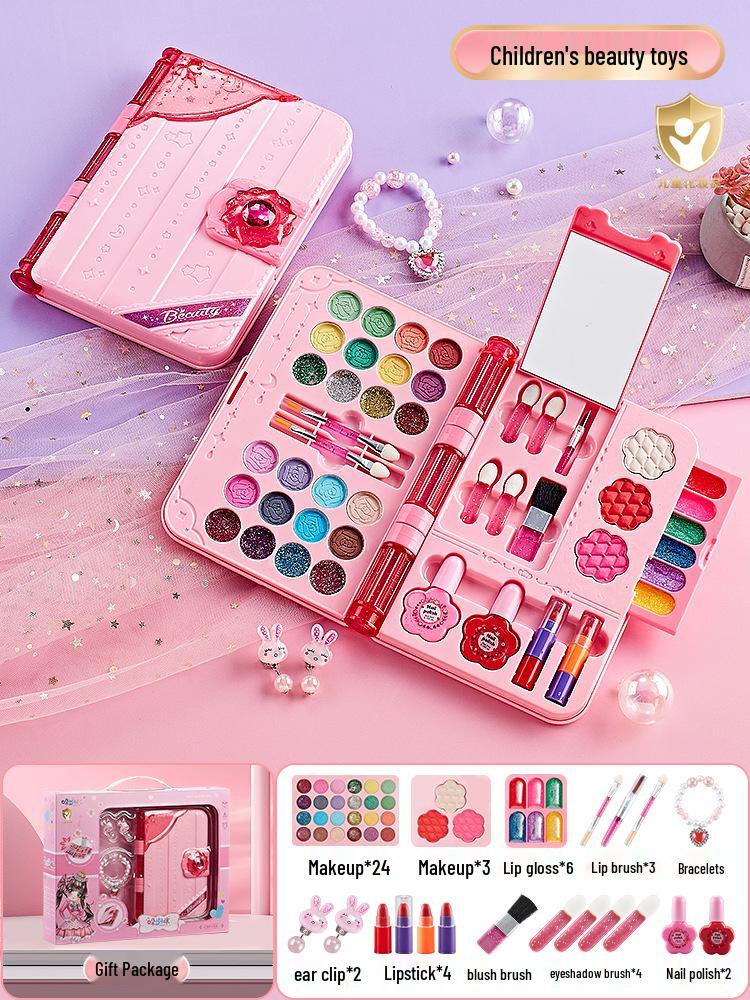 Children's Cross-border Makeup Set: Little Princess Cosmetics & Art Box - Perfect Birthday Gift