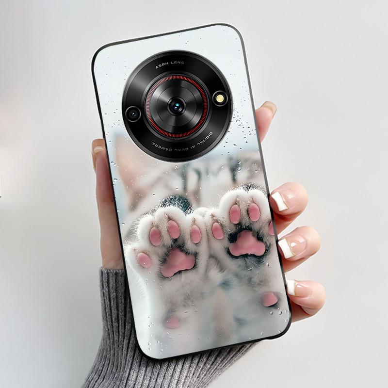 Phone Casing For ZTE Blade A75 5G Z2357N Nubia Focus 5G Case Luxury Dragon Cute Cool Boys Girls Black Soft TPU Back Shell Cover