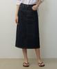 City Breeze Denim Long Skirt_Indigo