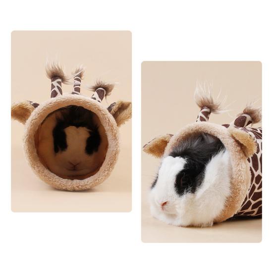Hamster Tunnel Semi-Enclosed Rainproof Comfortable Soft Windproof Playing Resting Air Permeable Guinea Pig