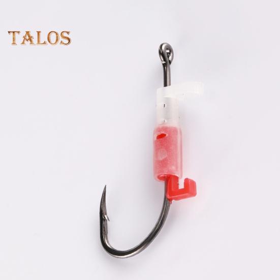 3/5/10/15/20Pcs Luminous Live Shrimp Fixing Hook Heavy Duty Glow-in-the-dark Barbed Fishhook Freshwater Saltwater Catfish Bass Fishing Hook Fishing