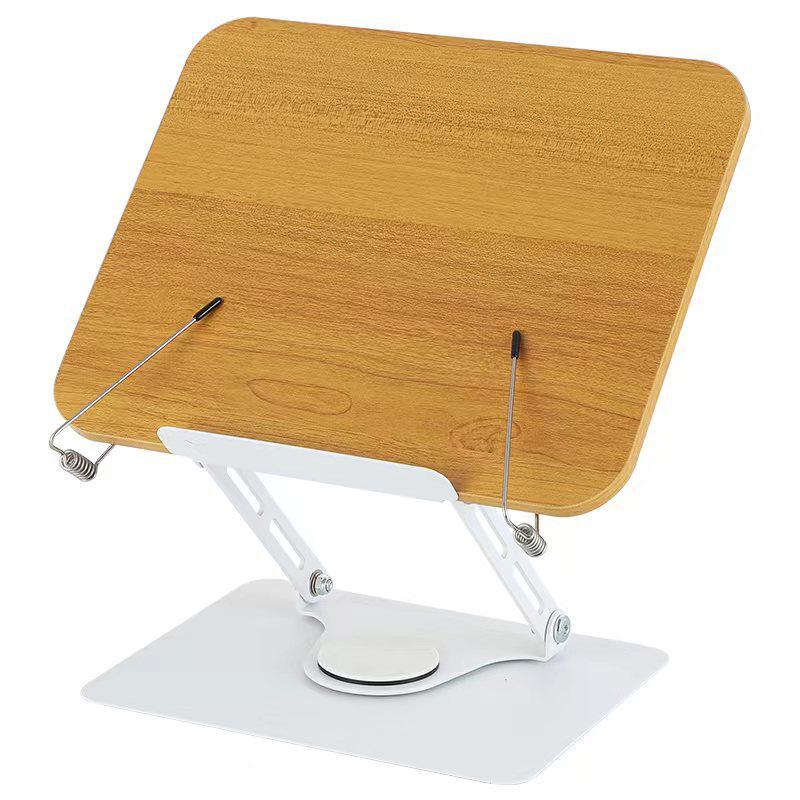 Regulowany akrylowy obrotowy regał na książki i stojak do czytania przy łóżku