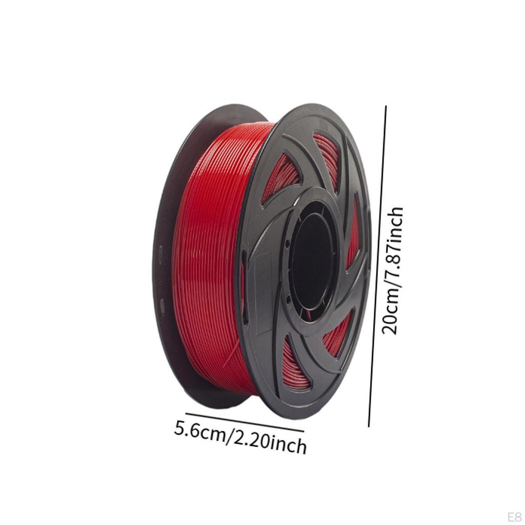 3D Printer Filamen 1.75mm 1kg Fit Most Wear Resistant No Tangling Strong Toughness PETG
