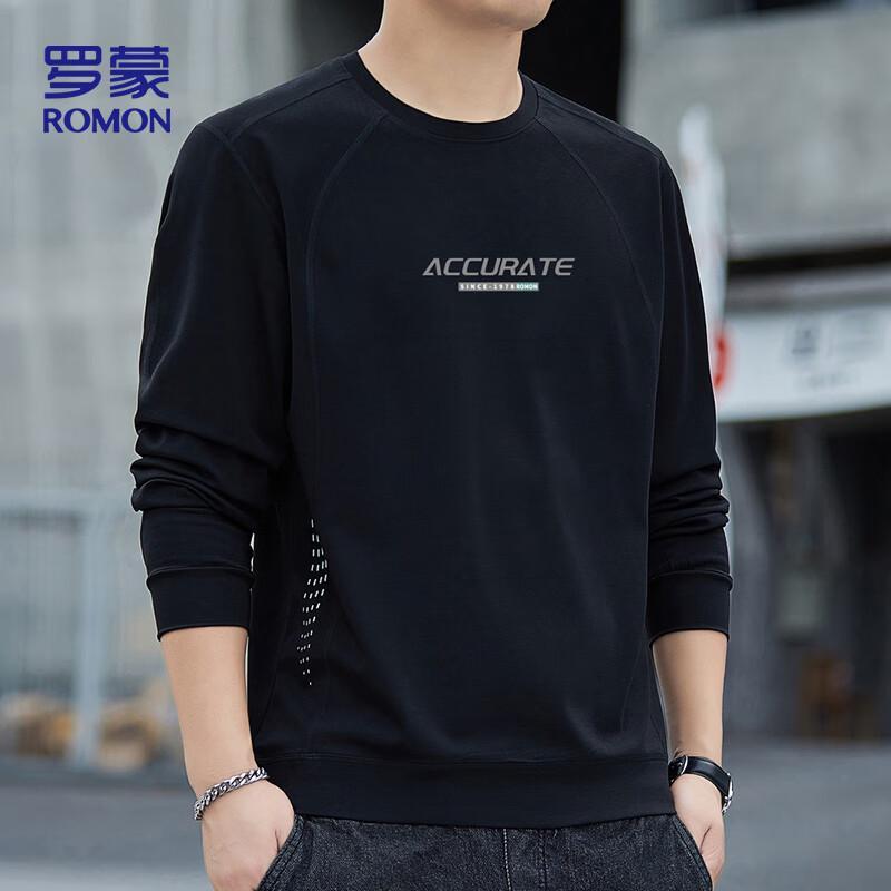 ROMON Men's Autumn/Winter Crew Neck Pullover Sweatshirt WY08