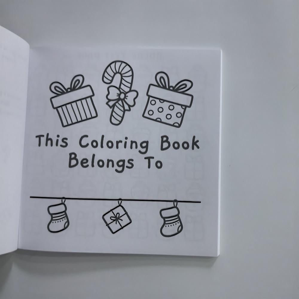 Copy Christmas Patterns Coloring Book - Stress Relief Art for Kids & Adults, Perfect Gift for Parties & Birthdays