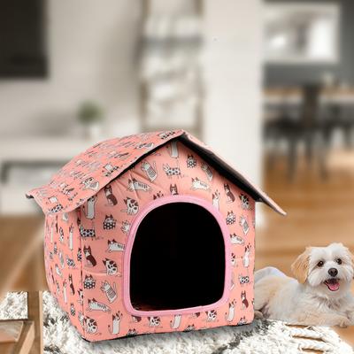 Washable Folding Cat Nest Stray Pet House Wear-resistant Creative Dog House All Seasons Removable Outdoor Waterproof Cat House
