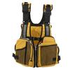 Fishing Vest Backpack Adjustable Breathable Outdoor Fishing Vest Yellow Free Size