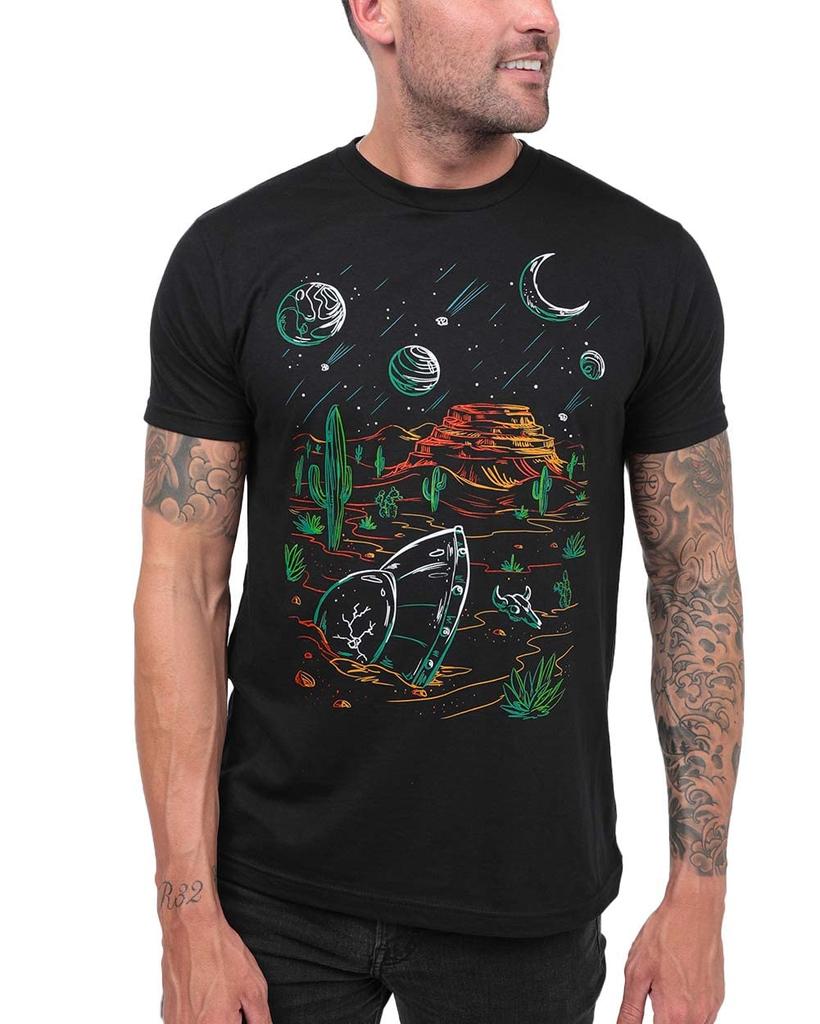 INTO THE AM Men's Graphic Tees S - 4XL Cool Lightweight Fitted Printed Design T-Shirts Nature O-Neck Short Sleeves  50989