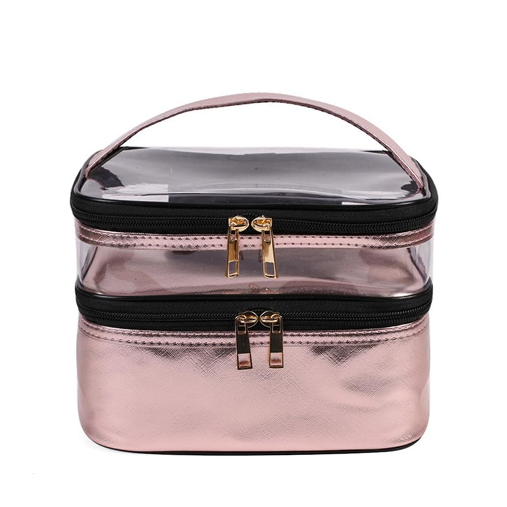 Aylashine Cosmetic Makeup Large Perfect for Available in Multiple Makeup Storage Bag for Everyday Business Gift Bag, Pouch, Capacity, Flip-Top,