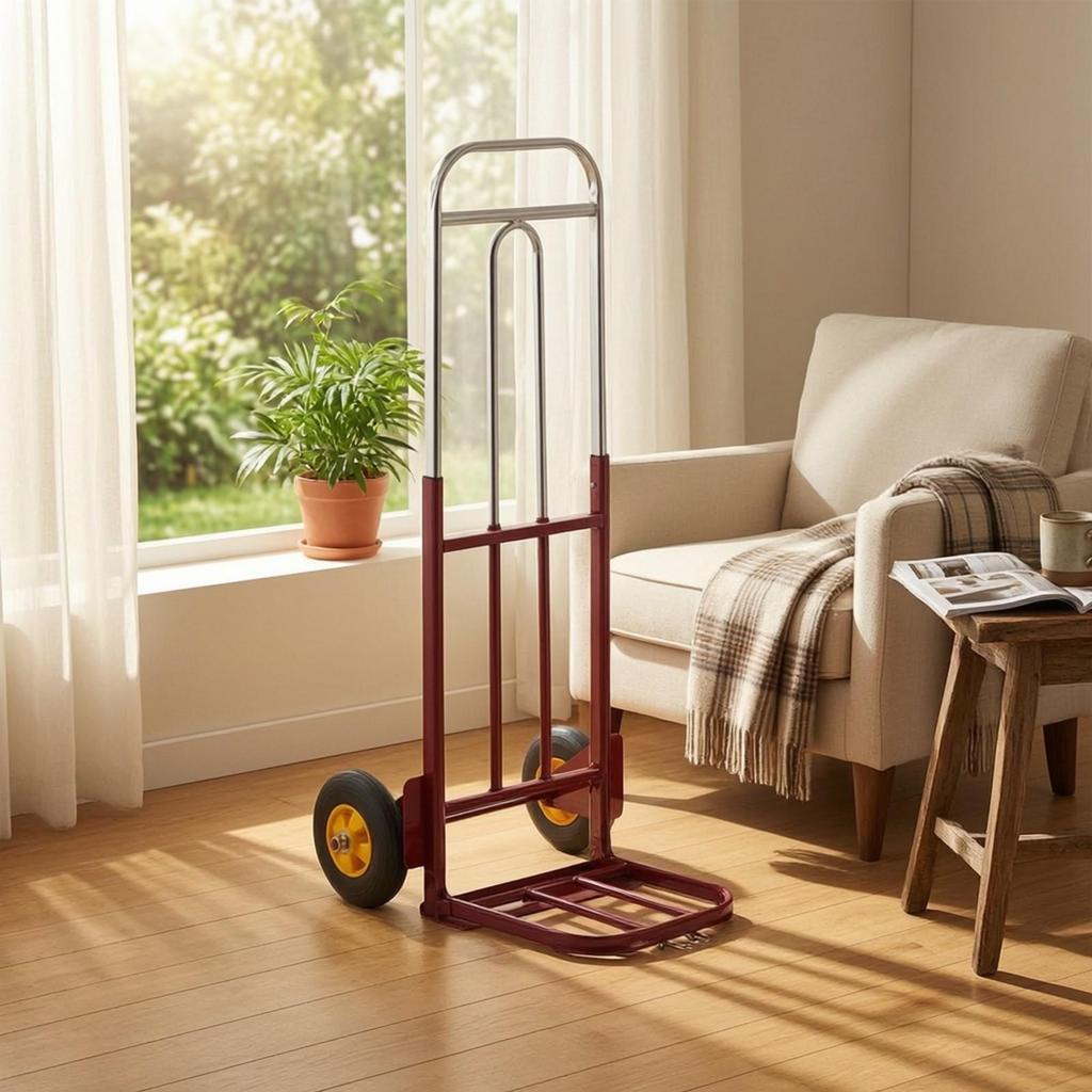 Folding Hand Truck Portable Shopping Cart Foldable for Warehouses